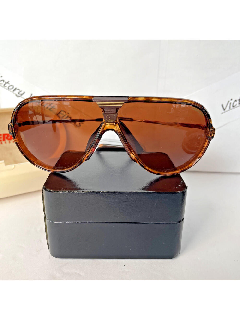 Vintage Carrera Utrasight 5593 Austrian Aviator Sunglasses 1980's